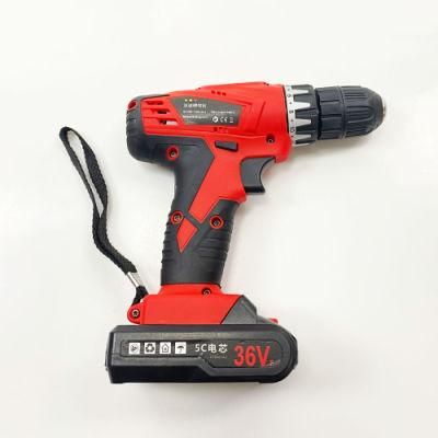 Amazon Hot Sell Power Tool 36V Rechargeable Electric Machine Set Mini Screwdriver Cordless Drill Batteries Electric Tools Parts