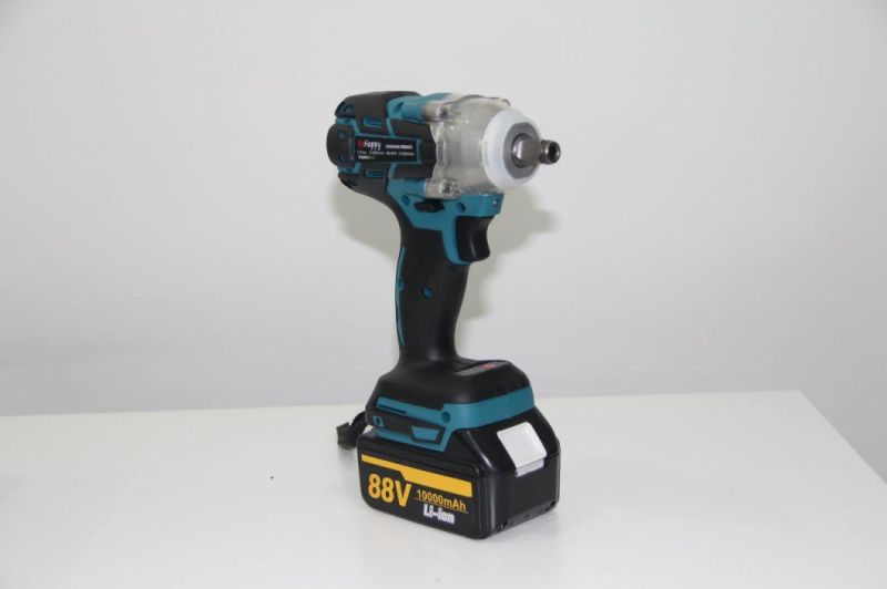 88V Rechargeable Electric Cordless Brushless Impact Wrench Power Toolv