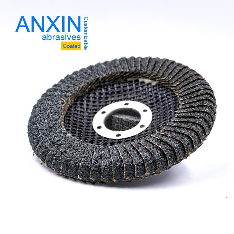 4.5"*7/8" Half Curved Vsm Abrasive Cloth Zirconia Grain R Angle Polishing Abrasive Flap Disc