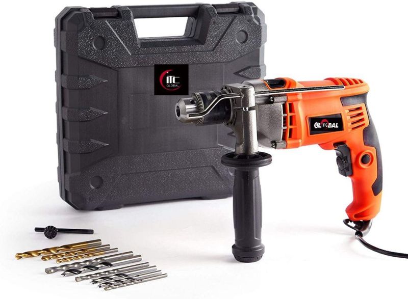 850W Impact Hammer Drill for Stone Masonry Brick Metal & Wood