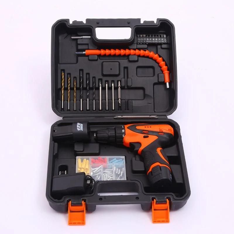 Rechargeable Lithium Power Screwdrivers Cordless Impact Drill 10mm Multifunction Electric Hand Drill Wireless Electric Drill Set