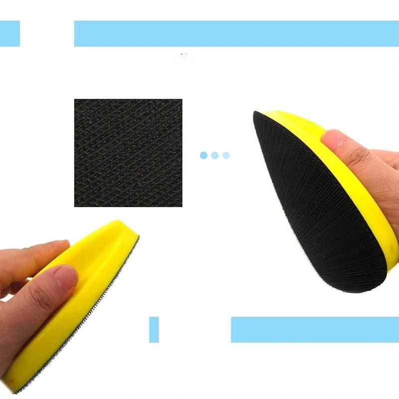 Cross-Border Supply 98*140mm Manual Mouse Polishing Disc Self-Adhesive Flocking Sandpaper Polishing Disc Car Cleaning