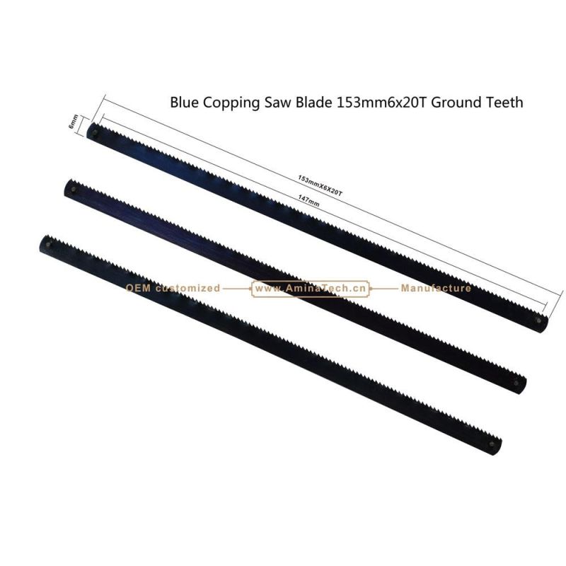 Aminatech Blue Copping Saw Blade 153mm6x20T Ground Teeth,Hand Tools,Hand Saw