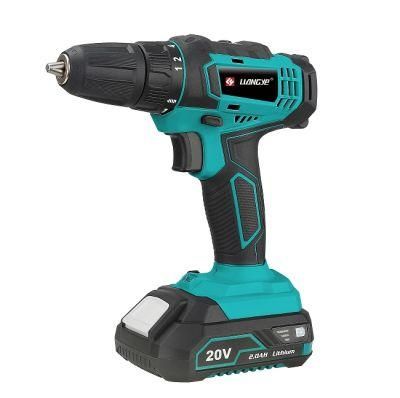 Liangye Electric Power Tools 18V Battery Cordless Drill Driver