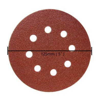 5inch 125mm Abrasive Disc Sanding Paper Self-Adhesive Flocking Sand Paper Sandpaper