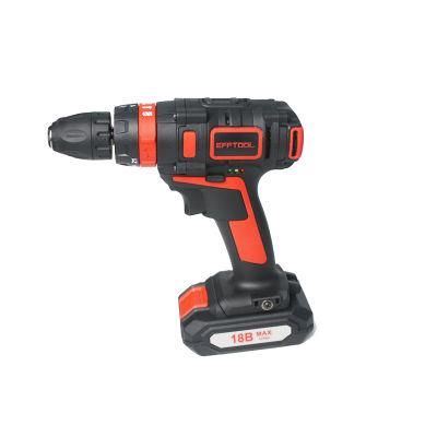 High Quality Efftool 18V Cordless Drill Lh-Qm109FT