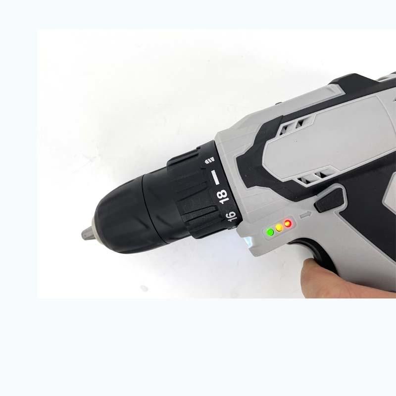 Cg-2021grey Double Speed 12V 16.8V 21V Li-on Lithium Battery Professional Manufacturer Hand Rechargeable Forward and Reverse Impact Cordless Drill