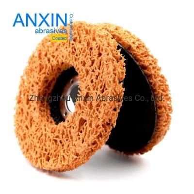 Orange Color Sic Grain Clean &amp; Strip It Cleaning Pad