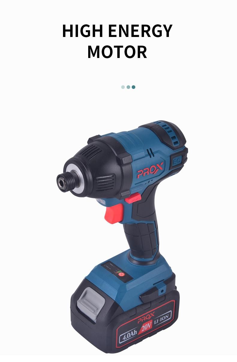 Prox 20V Li-ion Cordless Brushless Hand Impact Screwdriver Pr-200510