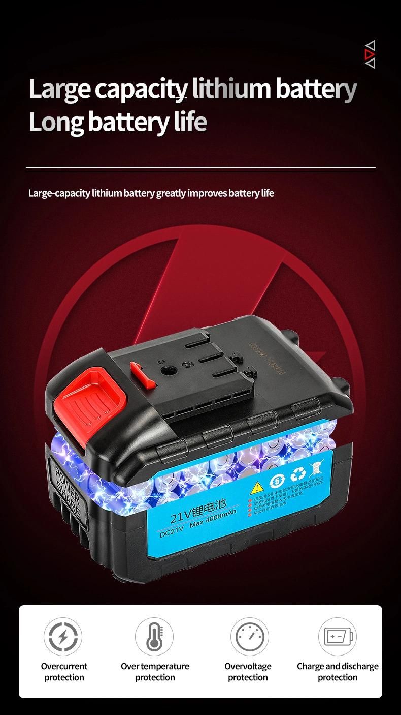 Compatible for 18V Makita Battery Cordless Electric Chainsaw Brushless Landscape Carpenter Chainsaw Replacement Makita Battery