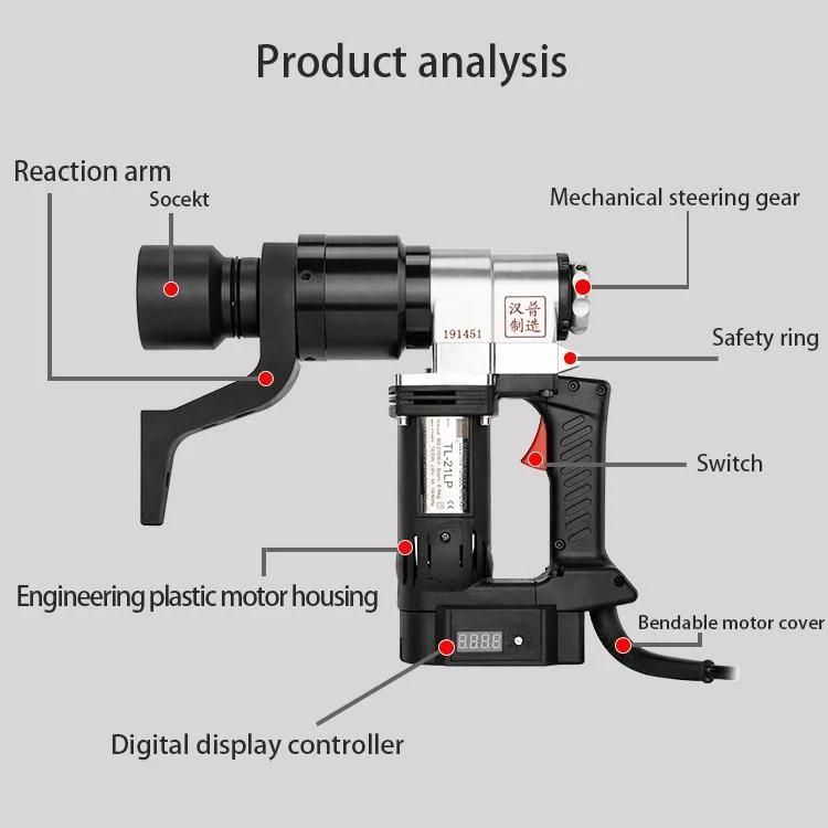 Electric Adjustable Torque Wrench Tl-21lp, Suitable Bolt: 1-1/8 "1-1/4"