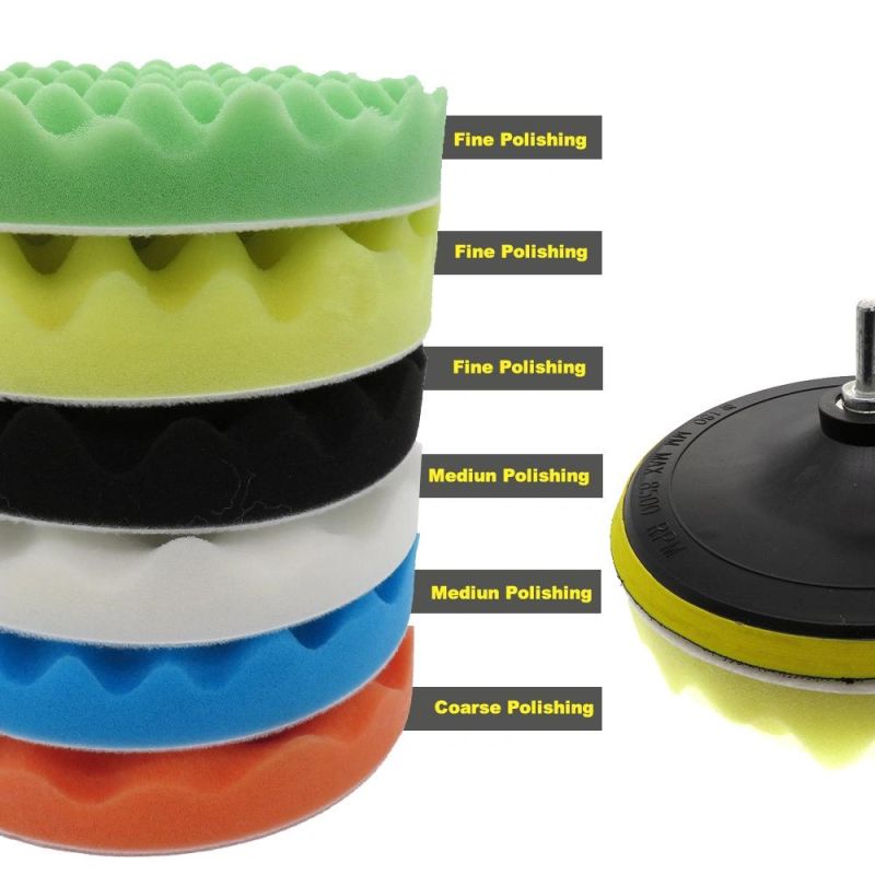 Factory Direct Sale Car Care Polisher Foam Polishing Pads Esponjas PARA Pulir Carro Pad Polish Car Sponjas Autos