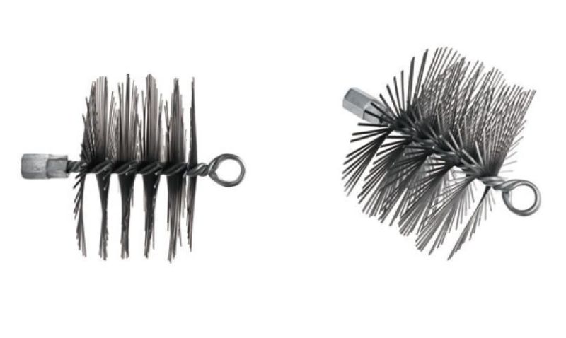 Mini Round Flat Wire Sweep Brush