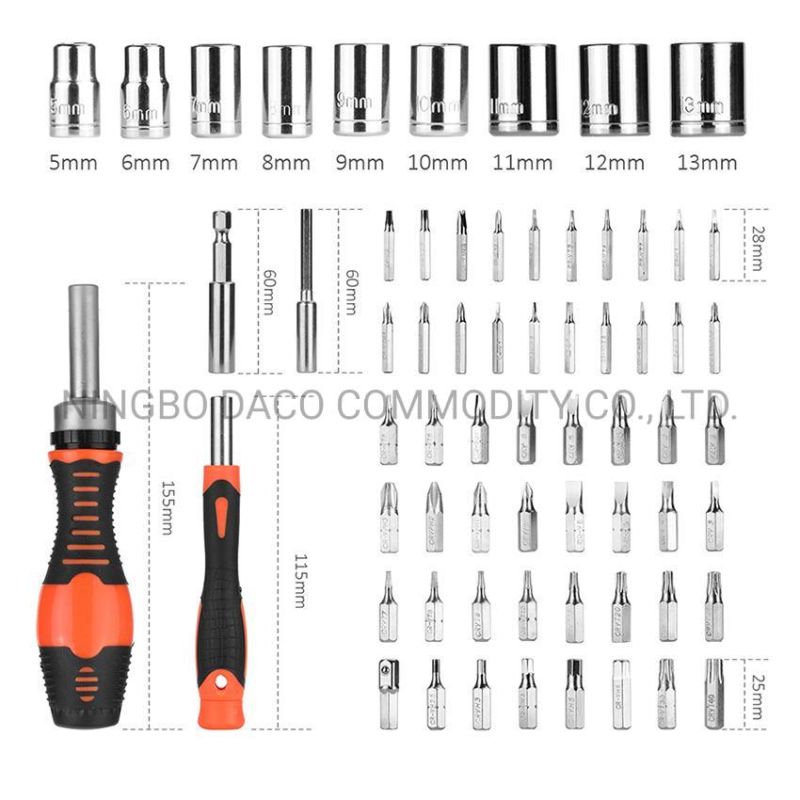 38-Piece Tool Bit Set with Ratchet Electric Tool Power Tool