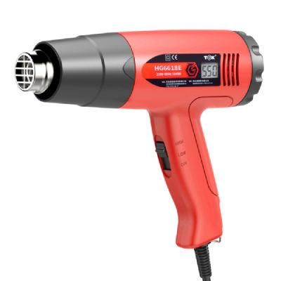 Hg6618e 1800W Digital Digital Thermostat Plastic Welding Heat Gun with Temperature Adjustment