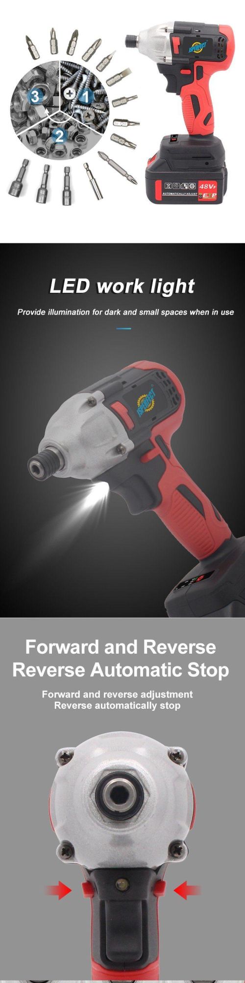 Electric Screwdriver Drill with Li-ion Baterry
