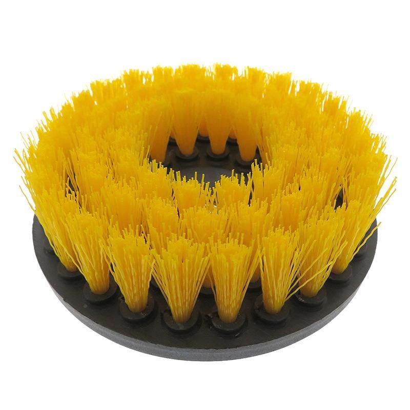 5 Inch M14 Yellow Hollow Electric Drill Brush Disc Brush Cleaning Brush