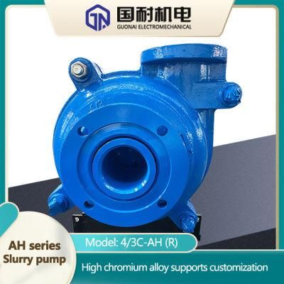 Stable Performance Horizontal Centrifugal Anti Abrasive Industrial Matal Expeller Sand Sludge Slurry Pump Price for Gold Mining.