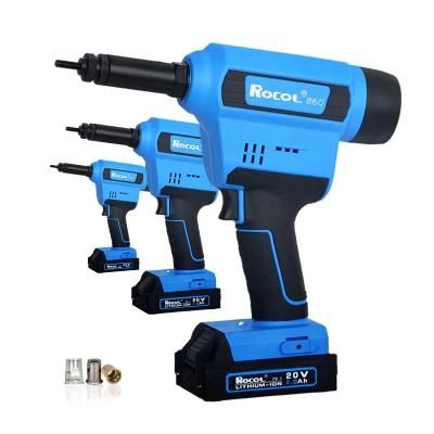 High Quality Electronic Adjustment Stroke Handheld Battery Rivet Nut Tool