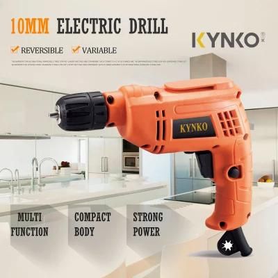 Kynko 10mm 500W 0-3200rpm Strong Power Electric Drill with Keyless Chuck (KD60)