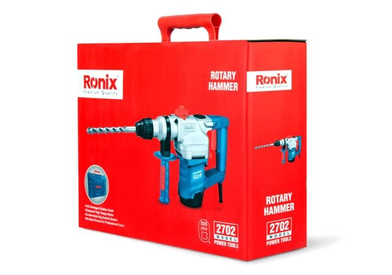 Ronix Professional Model 2702 1100W 28mm High Pressure Electric Jack Hammer Power Rotary Hammer