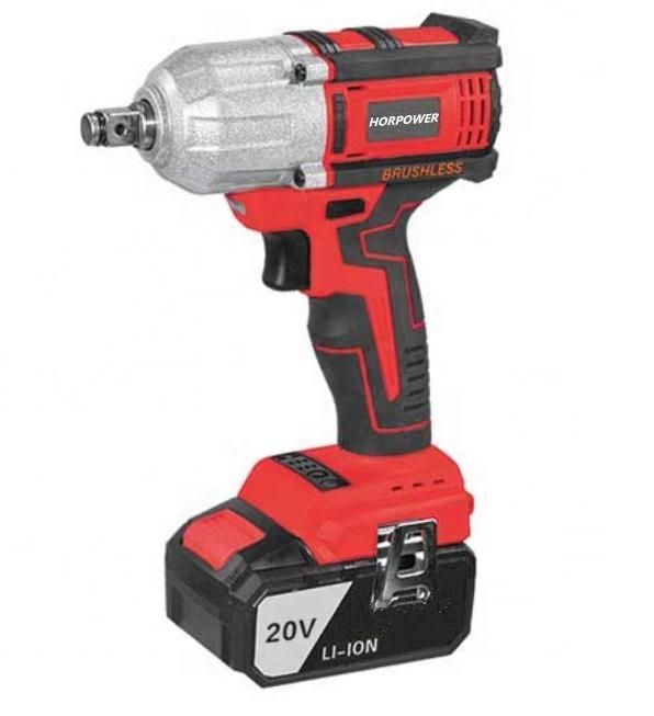 China Factory Power Tools 20V Brushless Impact Wrench Cordless Screwdriver Electric Tool Power Tool