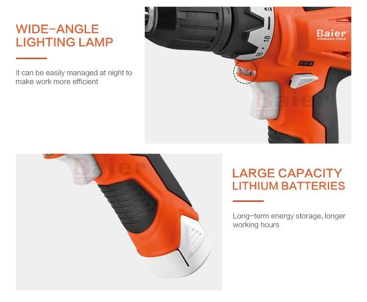 Rechargeable Lithium Battery Hand Drill Strong Motivate