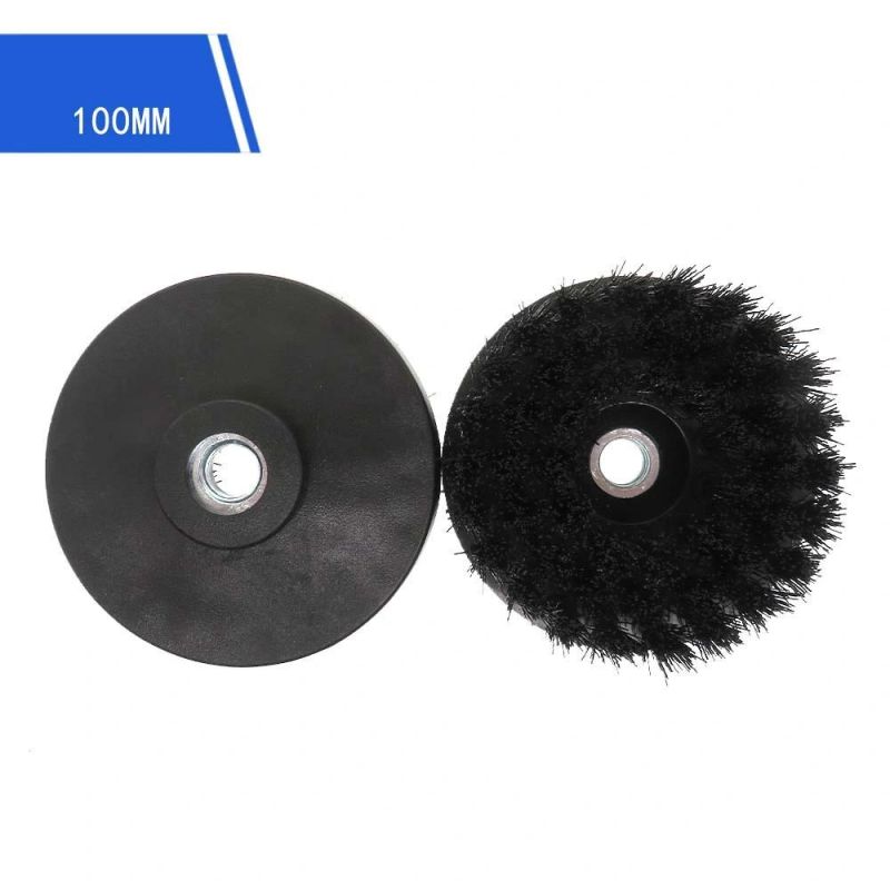 4 Inch Hollow Rodless M14-2 Electric Cleaning Brush Black Disc Brush Cleaning Brush