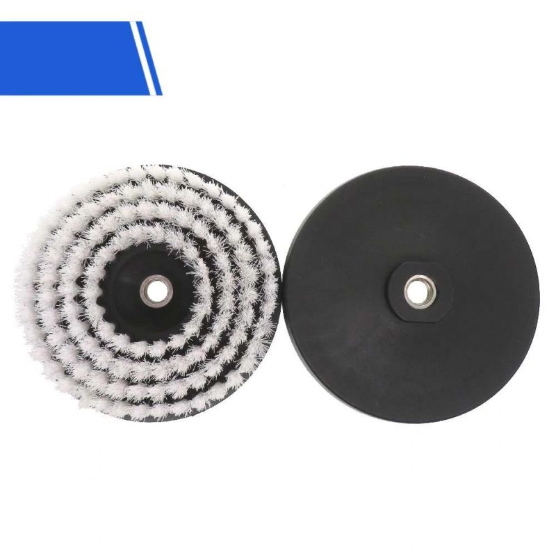 Electric Cleaning Brush 6 Inch Hollow Rodless M14-2 White Electric Cleaning Brush Head