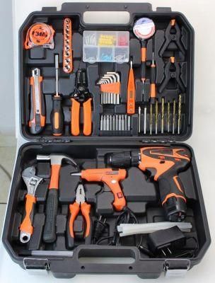Russia Good Selling 12V Cordless Drill Mixed Tools Set 58PCS