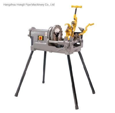 Wholesale 300 Compact Pipe Threader up to 2 Inch Thread Cutting with Ridgid Type Pipe Dies Factory OEM Heavy Duty Pipe Threading Machine Sq50e