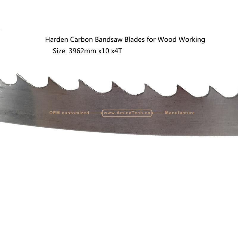 Harden Carbon Band Saw Blades for Wood Working Size: 3962mm X10 X4T