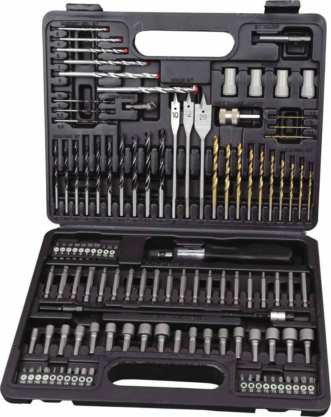 Professional Tool Set 113PCS Drill Bits & Power Tools Accessory Kit