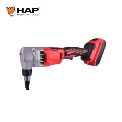 1.2mm Stainless Steel Cutting 18V Cordless Electric Nibbler Shear with Aluminium Case