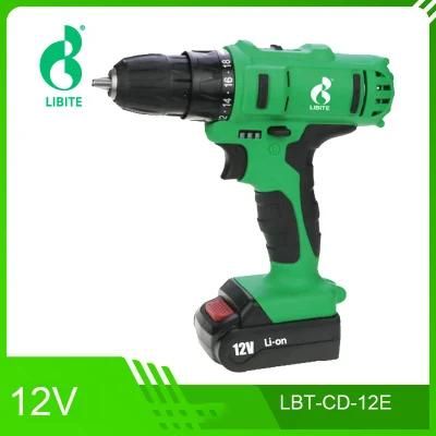 Libite Cordless Screwdriver Electric Drill 12V Lithium Battery