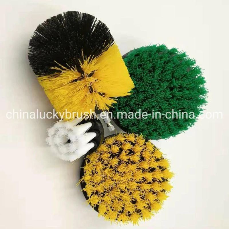 PP Drill Brush Popular 360 Drill Brush/Car Hub Cleaning Brush /Cleaning Set Brush for Electric Tool (YY-821)