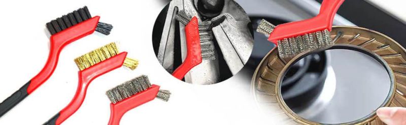 Cross-Border Supply Cleaning Brush Car Beauty Cleaning 26-Piece Detail Brush Red Kitchen Stain Removal Electric Drill Brush Head