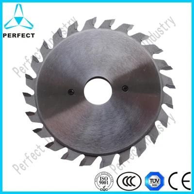 Tct Circular Adjustable Scoring Saw Blade with Conical Teeth