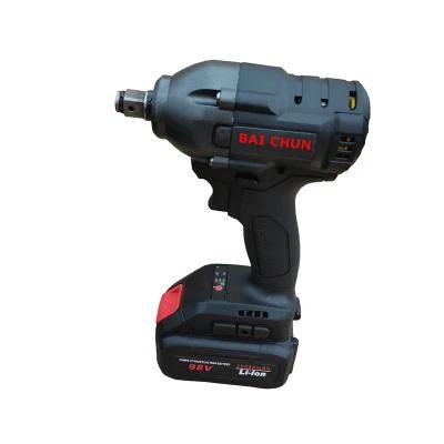 Hot Selling Cordless Electric Wrench 98V Impact Wrench with Battery