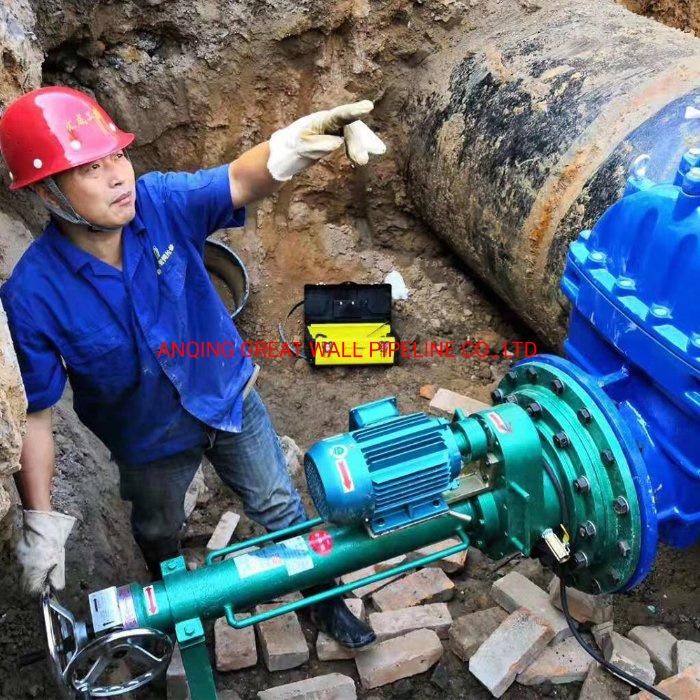 Ht200 Model Electric Pipe Drilling Hot Tapping Machine for Water Pipe