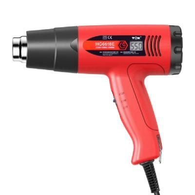 Hg6618e 1800W Digital Display Temperature Adjustable Heat Gun for Paint Removing