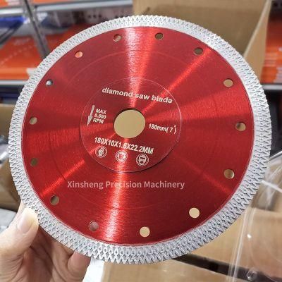 Factory Price Super Thin Turbo Ceramic and Porcelain Tiles Diamond Saw Blade with Thicker Core