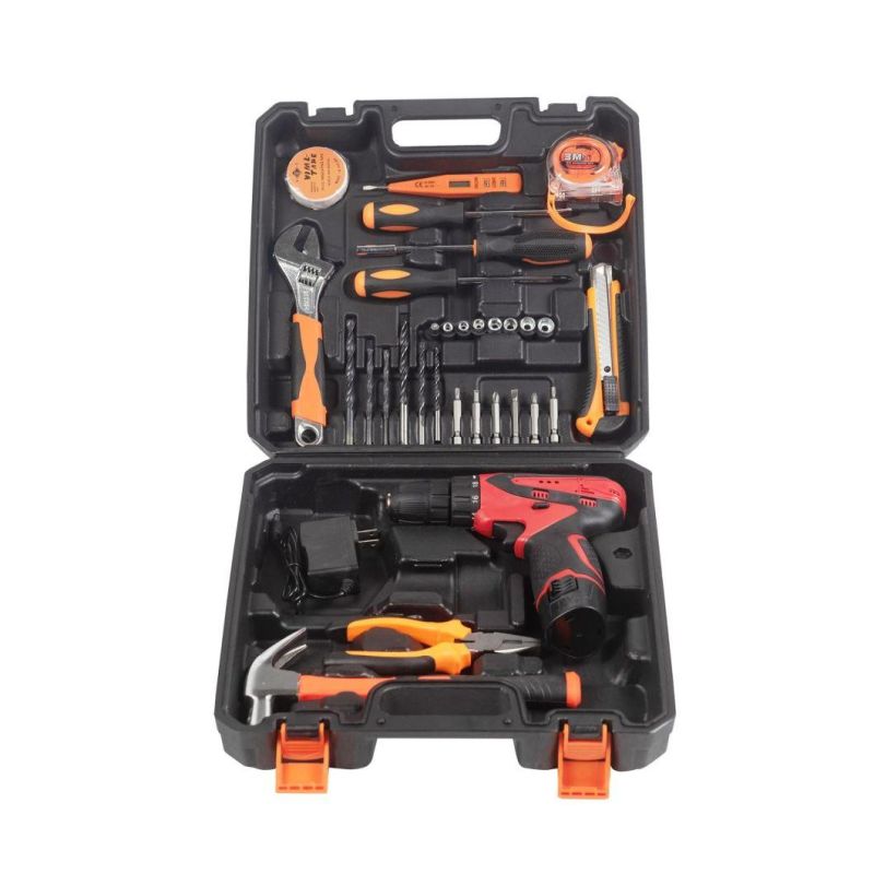 Portable Pocket Drill with Recharged Batteries. 34-56 PCS Accessories (option) 