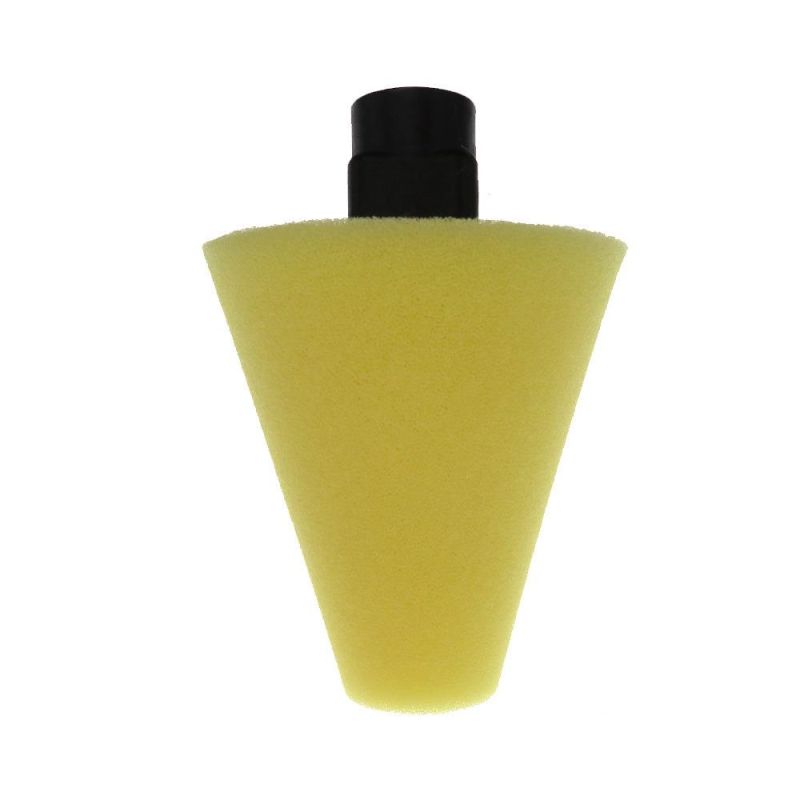 Cross-Border Supply 75mm Yellow Car Wheel Sponge Brush Polishing Disc Wheel Steel Ring Polishing Waxing Sponge Wheel
