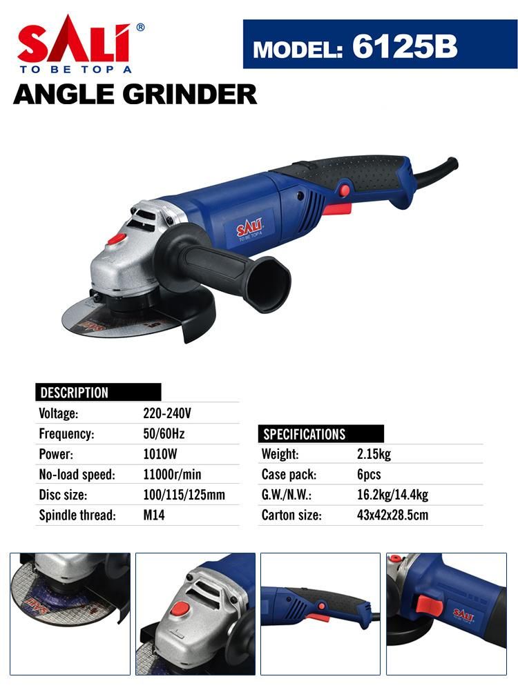 Sali 6115A/6125A 900W 115/125mm High Quality Angle Grinder