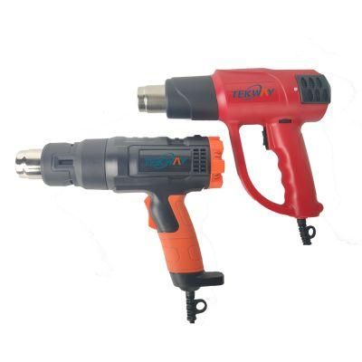Dual-Temperature Heat Gun Kit with High and Low Settings Air Reduction Nozzle Reflector Nozzle and Two Deflector Nozzles