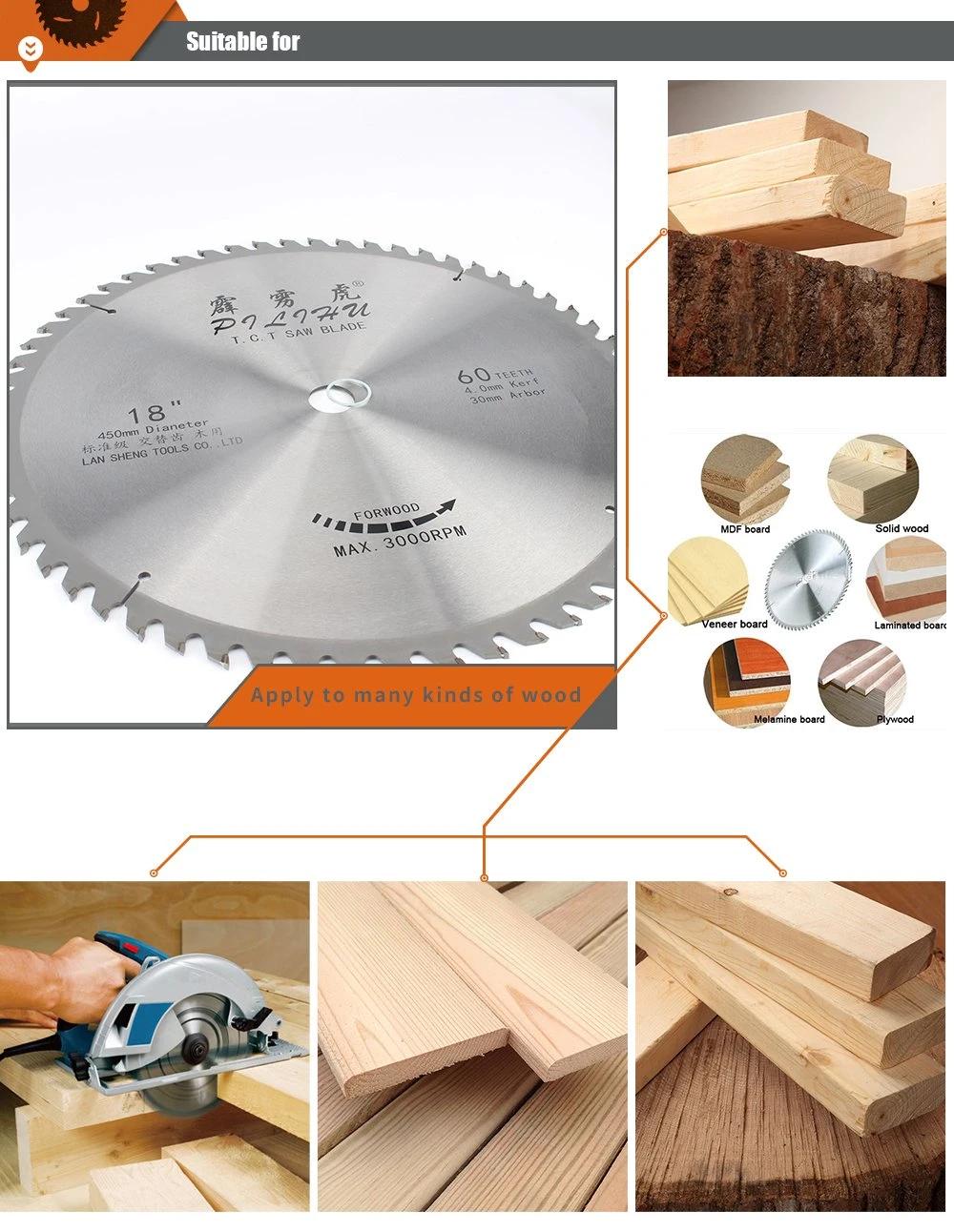 18 Inch 60t Tungsten Carbide Tct Circular Saw Blade For Cutting Wood