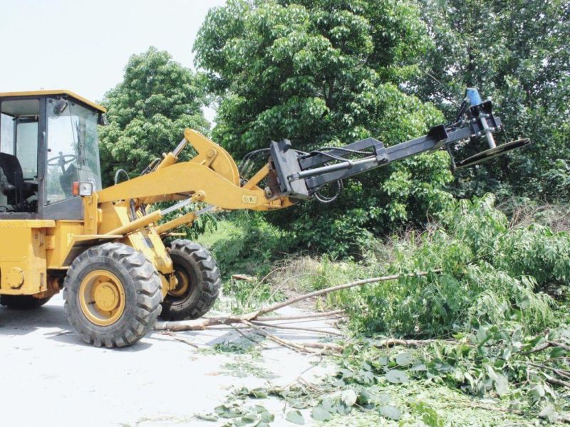 Hcn Brand 0517 Hydraulic Tree Saw Tree Cutting Machine Wood Saw Brushes Tree Cutter Installed on Skid Steer and Loader for Deforestation and Exploitation