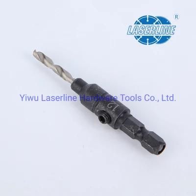 4PCS Hex Shank HSS Countersink Drill Bit for Wood Screw