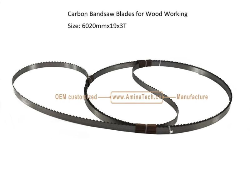 Carbon Band Saw Blades for Wood WorkingSize: 6020mmx19x3T